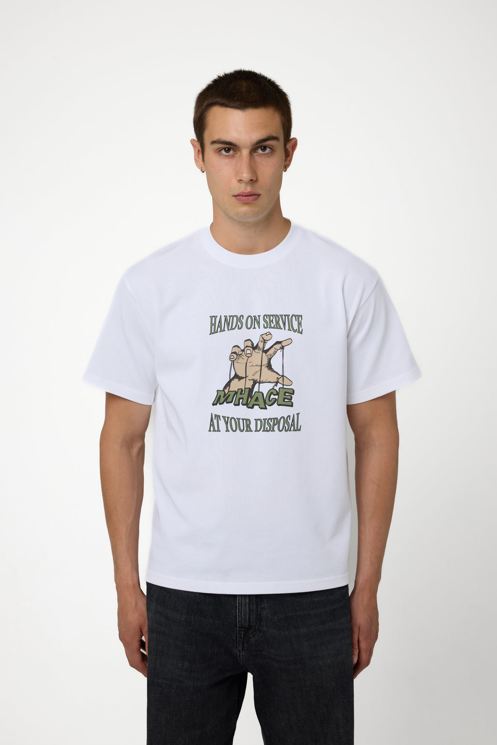 'HANDS ON SERVICE' TEE