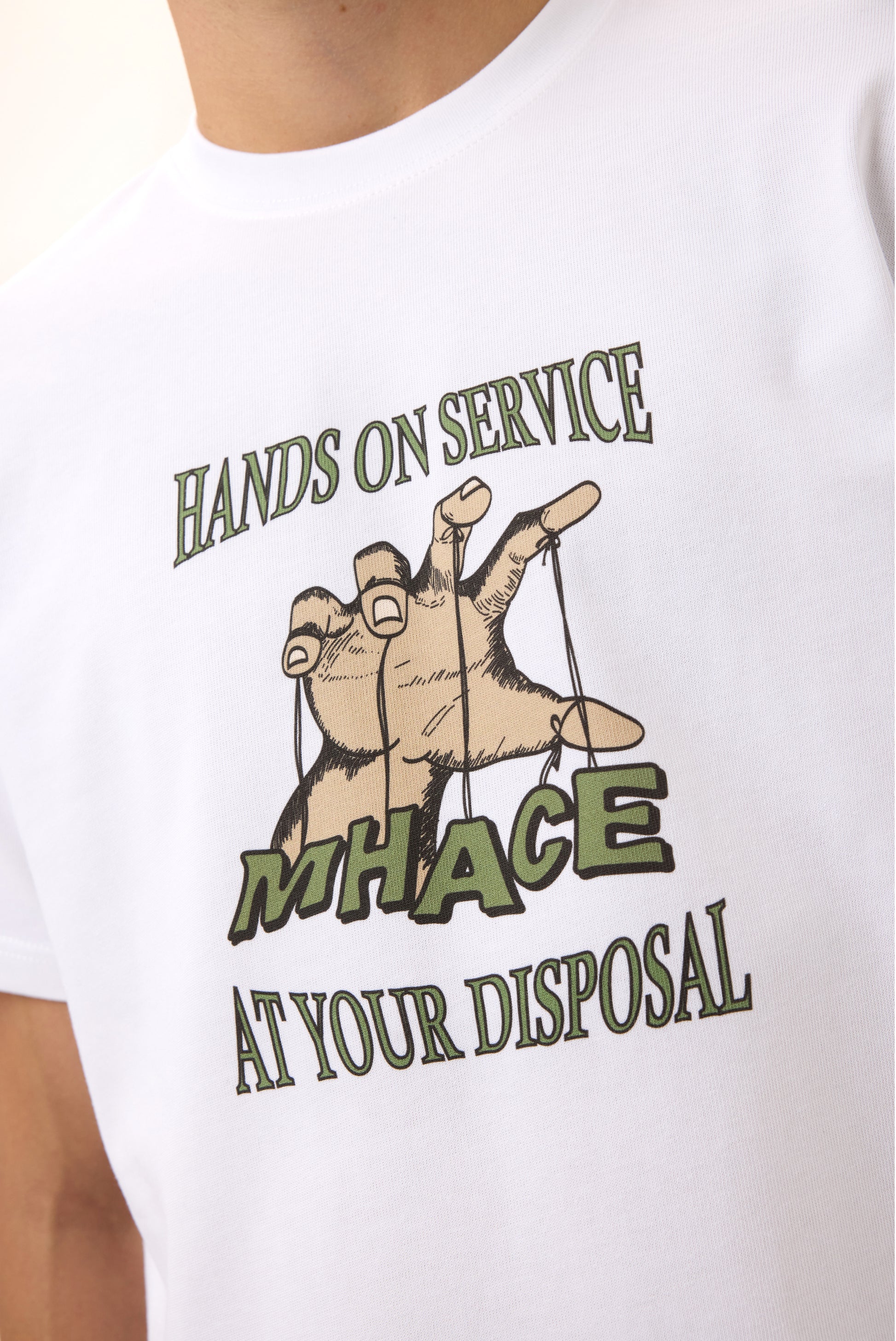 'HANDS ON SERVICE' TEE